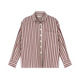 blouse SOFIA burgundy striped